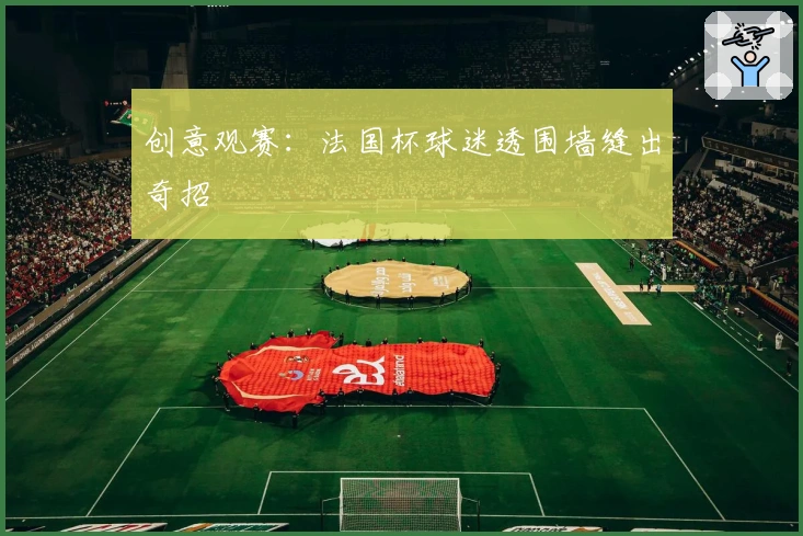 创意观赛：法国杯球迷透围墙缝出奇招