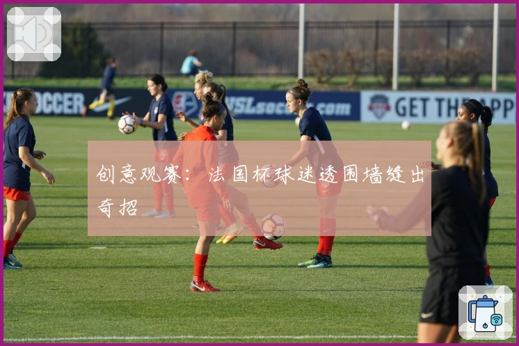 创意观赛：法国杯球迷透围墙缝出奇招